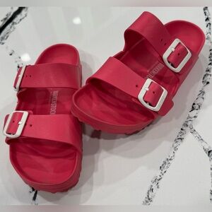 BIRKENSTOCK Arizona Eva 2-Strap Slide Sandal Pink US W9/M7 EU 40